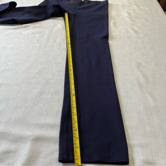 Betabrand Women’s Classic Dress Pant Yoga Pant Bootcut Navy Size L - Picture 9 of 13
